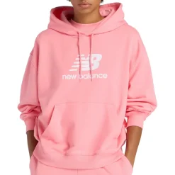 New Balance - Woen' port Eentia French Terry ogo - Hoodie