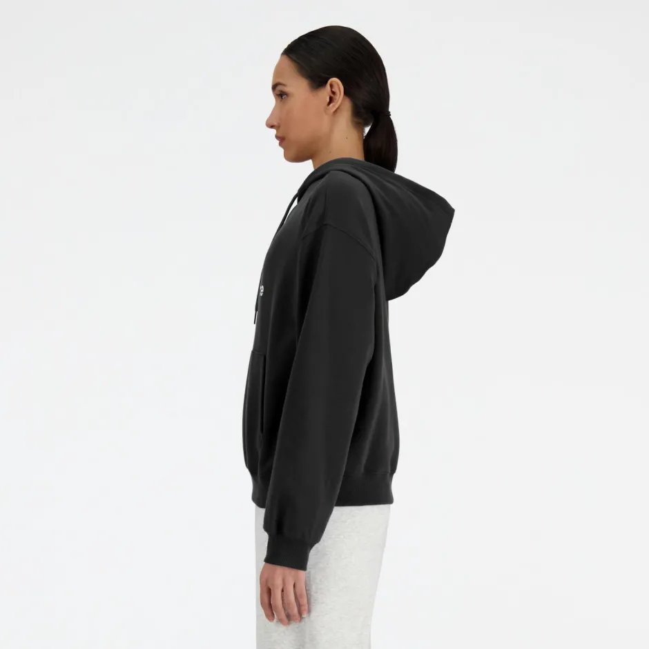 New Balance - Woen' port Eentia French Terry ogo - Hoodie