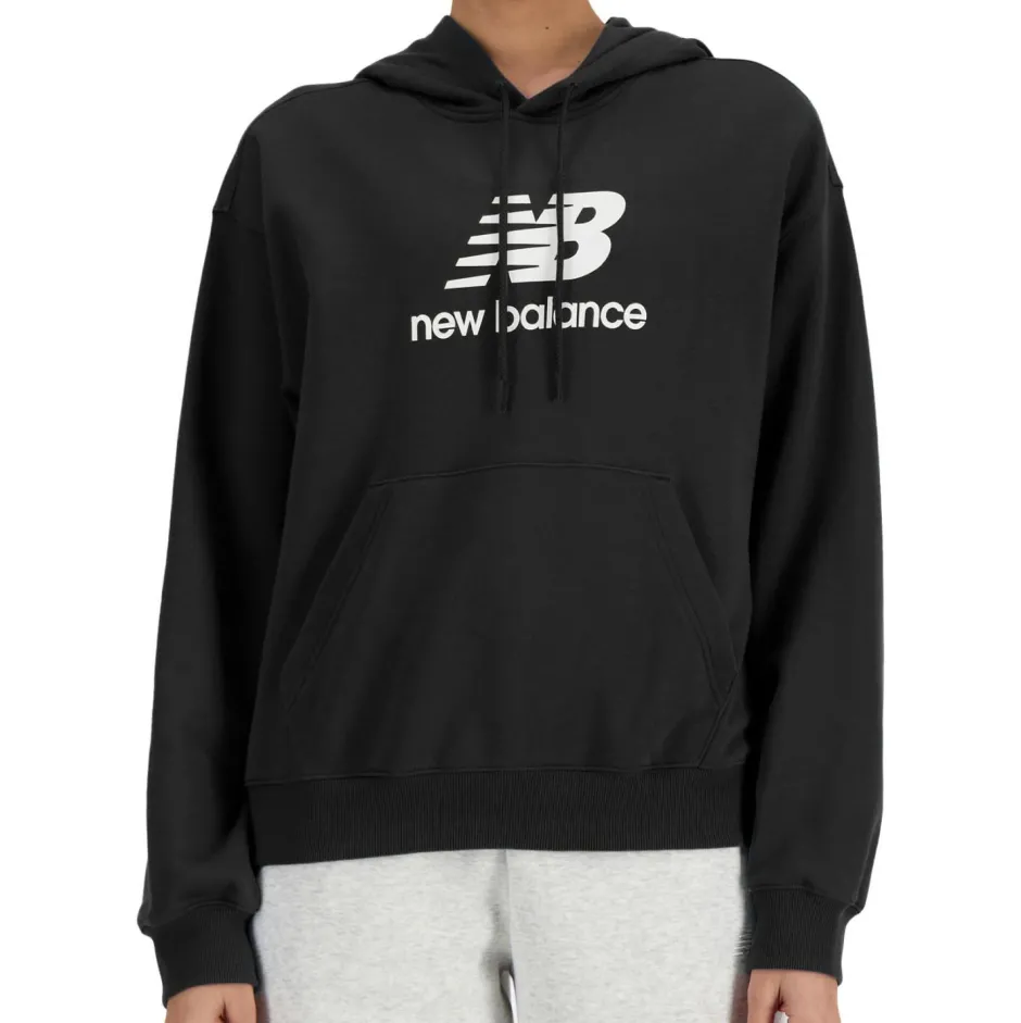 New Balance - Woen' port Eentia French Terry ogo - Hoodie