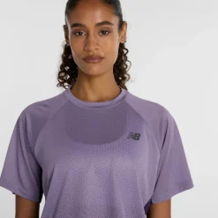 New Balance - Woen' Viz-Tech Run T-hirt - aufhirt