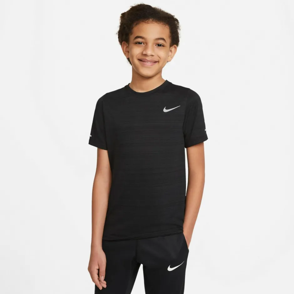 Nike Fitnessbekleidung|Shirts, Hemden & Longsleeves-- Boy's Dri-Fit Miler Training Top - Funktionsshirt