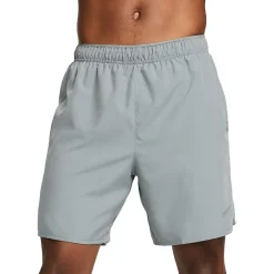 Nike Yogabekleidung|Fitnessbekleidung-- Dri-Fit Challenger 7'' Brief-Lined Running Shorts - Laufshorts Smoke Grey / Black