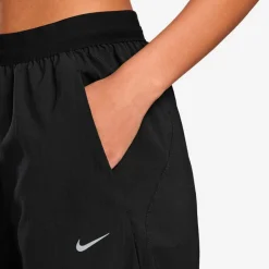 Nike Fitnessbekleidung|Hosen-- Women's Tempo Dri-Fit Mid-Rise Warm Running Pants - Trainingshose Black / Reflective Silver