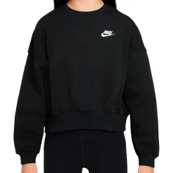 Kinder Nike - Girl' Club Fleece Boxy Crew-Neck weathirt - Pullover
