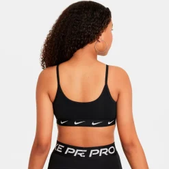 Nike - Girl's One Sports Bra - Sport-BH Black / White Outlet