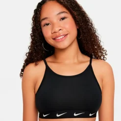 Nike - Girl's One Sports Bra - Sport-BH Black / White Outlet