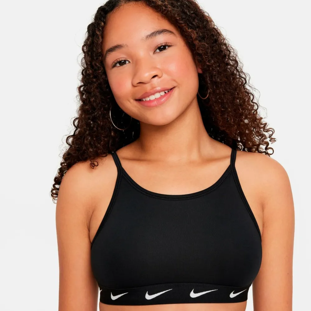 Nike - Girl's One Sports Bra - Sport-BH Black / White Outlet