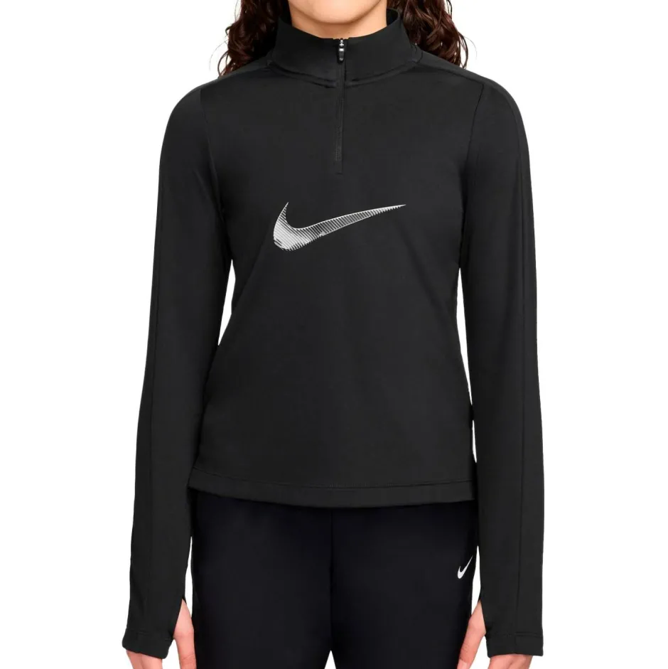 Kinder Nike - Gir' Pro Dri-Fit Haf-Zip / Top - aufhirt