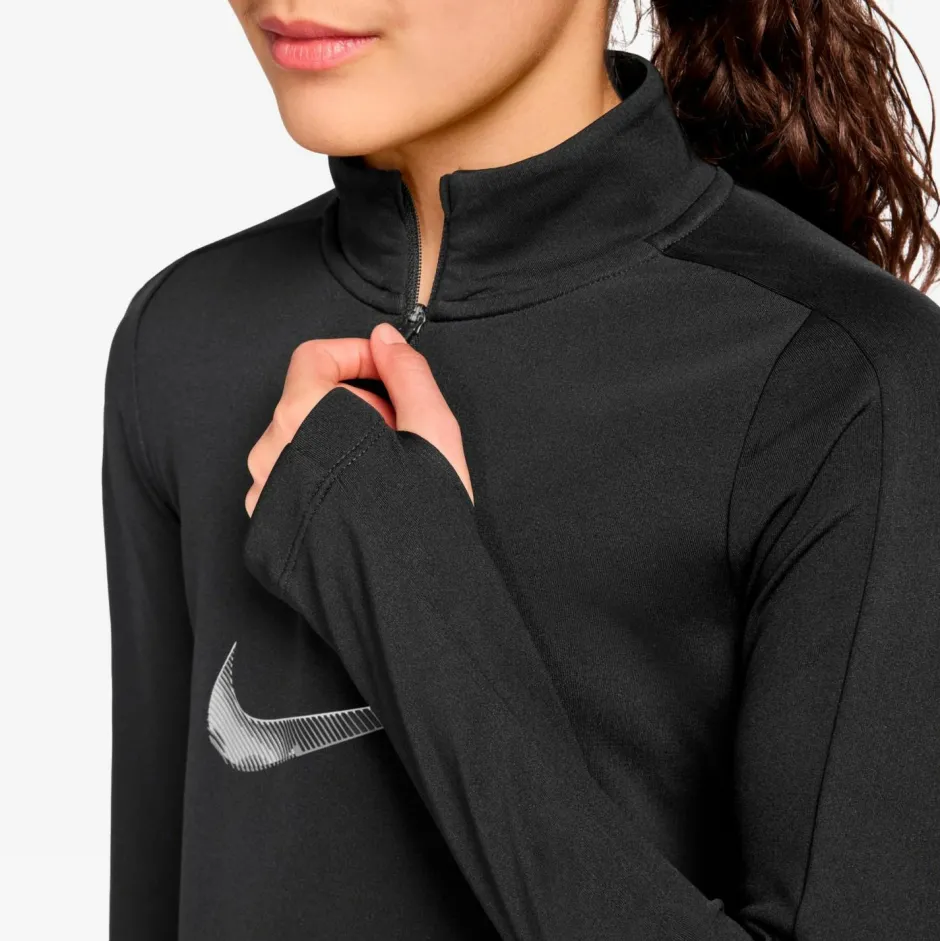 Kinder Nike - Gir' Pro Dri-Fit Haf-Zip / Top - aufhirt