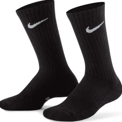 Nike Socken|Socken-- Kid's Everyday Cushioned Crew Socks 3-Pack - Multifunktionssocken Black / White