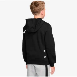 Nike Laufbekleidung|Shirts, Hemden & Longsleeves-- Kid's NSW Club BRND NRG Top - Laufshirt Black / White