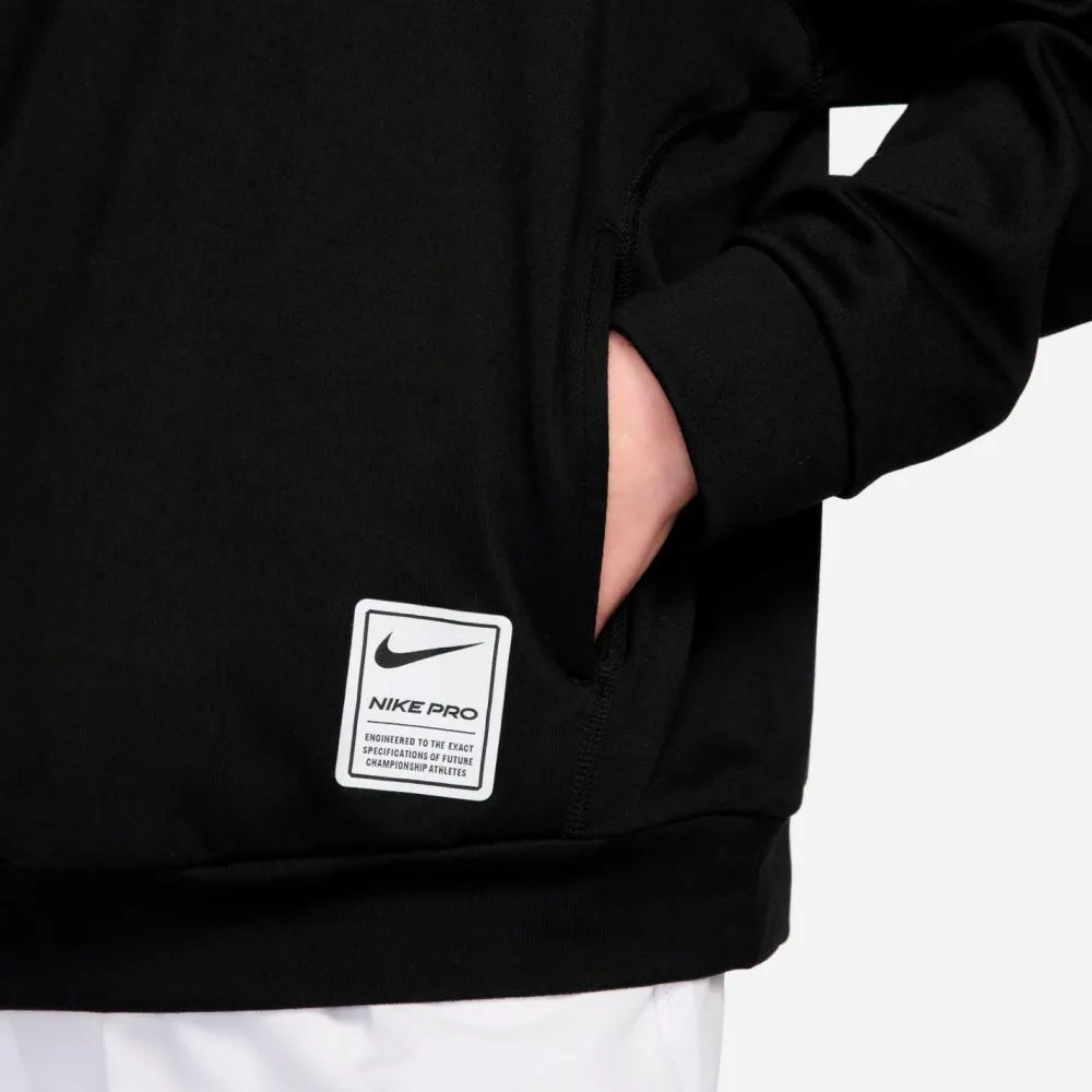 - Kid' Pro Dri-FIT Feece Puover Training Hoodie - Hoodie < Nike Clearance