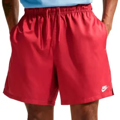 Nike Laufbekleidung|Hosen-- Club Woven Flow Shorts - Shorts Team Crimson / White