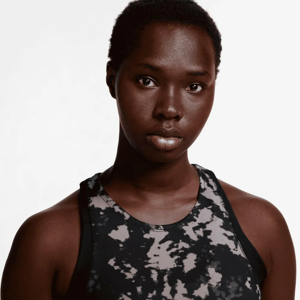 - Woen' One Fitted Dri-Fit Printed Tank Top - Tank Top < Nike Hot