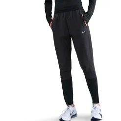 Nike - Women's Swift Dri-FIT Mid-Rise Running Pants - Laufhose Black / Reflective Silver