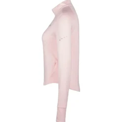 Nike Laufbekleidung|Shirts, Hemden & Longsleeves-- Women's Swift Dri-Fit UV 1/2-Zip Running Top - Laufshirt Cannon / Heather / Reflective Silver