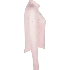 Nike Laufbekleidung|Shirts, Hemden & Longsleeves-- Women's Swift Dri-Fit UV 1/2-Zip Running Top - Laufshirt Cannon / Heather / Reflective Silver