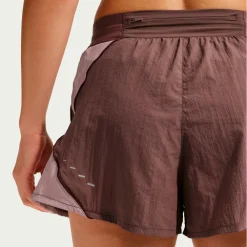 Nike - Women's Swift Repel High Rise Short - Laufshorts Tattoo / Light Violet Ore / Reflective Silver