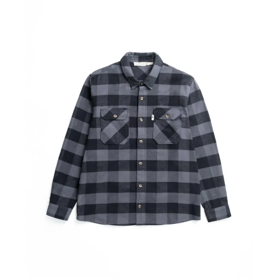 NIKIN Freizeitjacken|Shirts, Hemden & Longsleeves-- Treeplanter Overshirt Check - Hemd