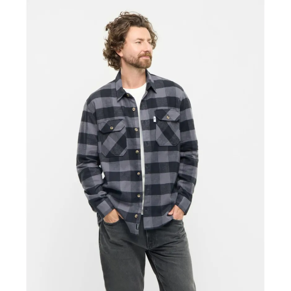NIKIN Freizeitjacken|Shirts, Hemden & Longsleeves-- Treeplanter Overshirt Check - Hemd