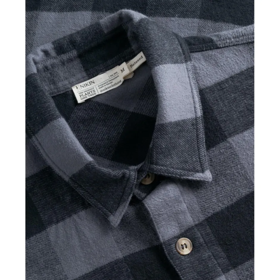 NIKIN Freizeitjacken|Shirts, Hemden & Longsleeves-- Treeplanter Overshirt Check - Hemd