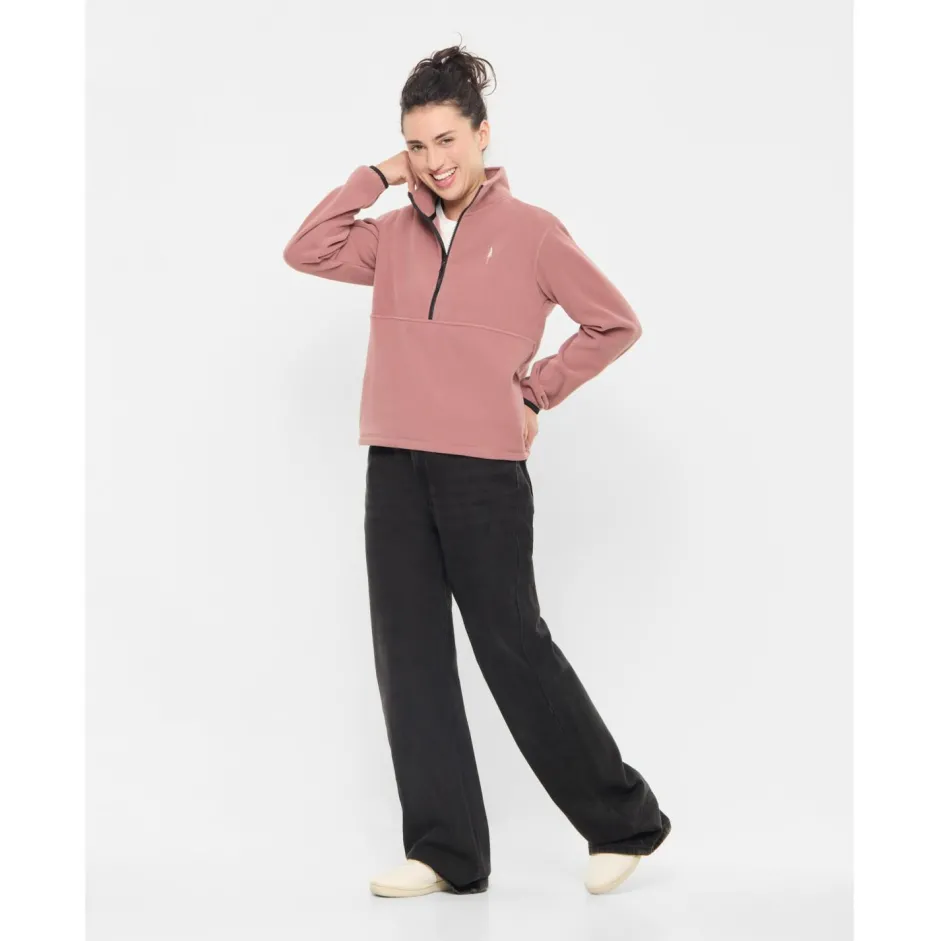 NIKIN Pullover & Hoodies|Alltagsbekleidung-- Women's Treefleece Quarter Zip - Fleecepullover