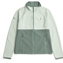 NIKIN Jacken|Alltagsbekleidung-- Women's TreeJacket Fleece Colorblock - Fleecejacke Sage / Fresh Mint