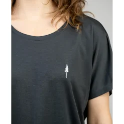 NIKIN T-Shirts|Shirts, Hemden & Longsleeves-- Women's Treeshirt Dolman - T-Shirt Dark Anthracite