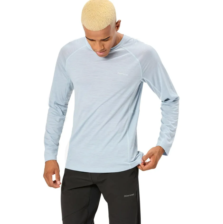 NNormal Laufbekleidung|Wanderbekleidung-- Merino Long Sleeve - Laufshirt