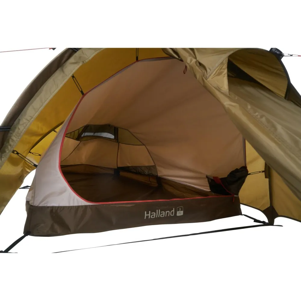 Nordisk - Halland 2 Pu (2.0) Tent - 2-Personen Zelt Dark Olive Discount