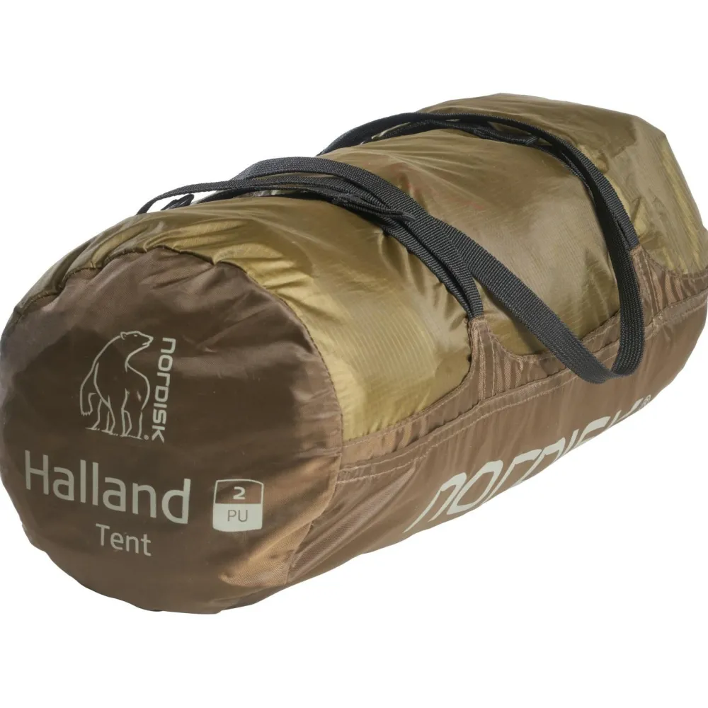 Nordisk - Halland 2 Pu (2.0) Tent - 2-Personen Zelt Dark Olive Discount