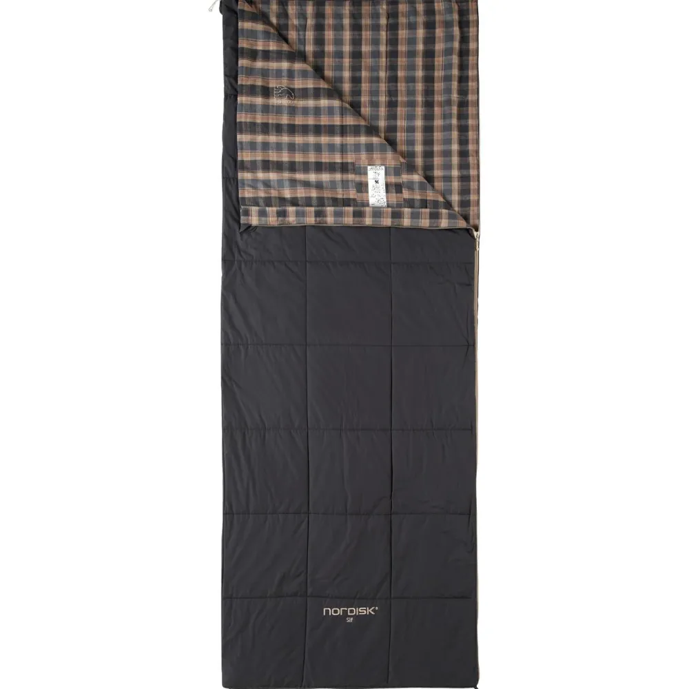 Nordisk - Sif +10° Blanket Sleeping Bag - Kunstfaserschlafsack Obsidian Black