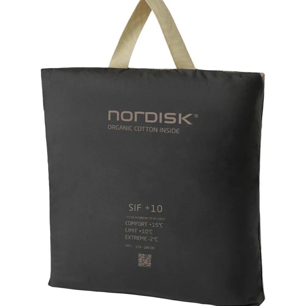 Nordisk - Sif +10° Blanket Sleeping Bag - Kunstfaserschlafsack Obsidian Black