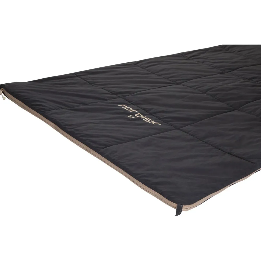 Nordisk - Sif +10° Blanket Sleeping Bag - Kunstfaserschlafsack Obsidian Black