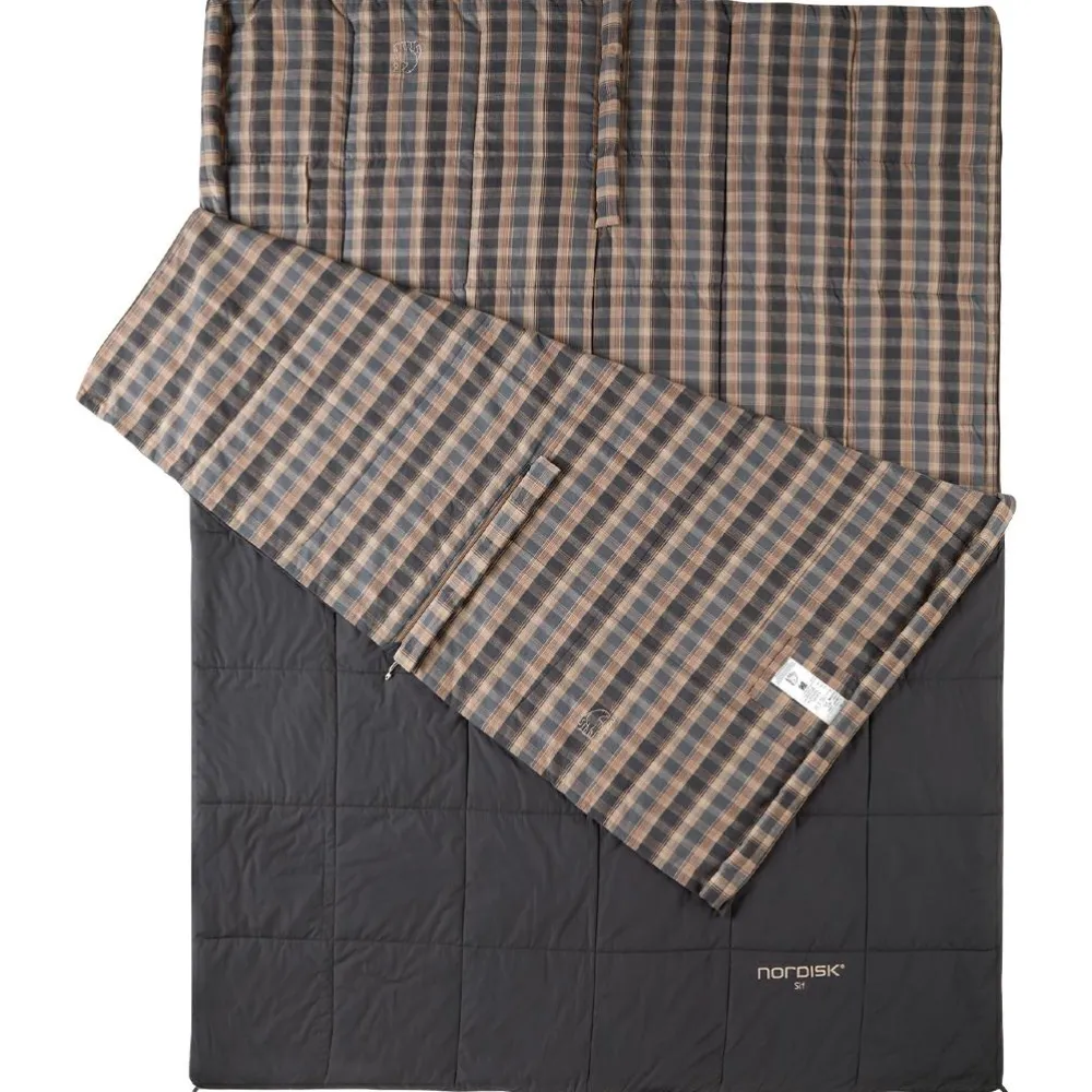 Nordisk - Sif +10° Blanket Sleeping Bag - Kunstfaserschlafsack Obsidian Black