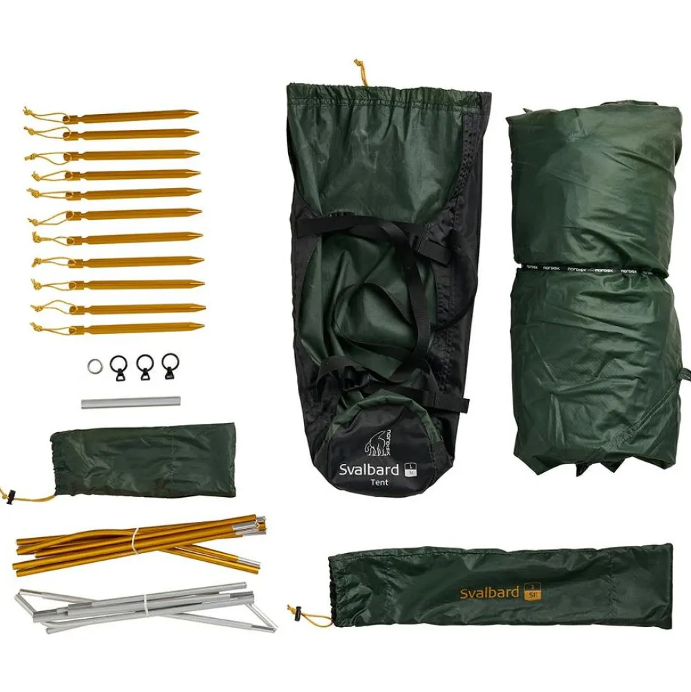 Nordisk - Svalbard 1 SI (2.0) Tent - 1-Personen Zelt Deep Forest Discount