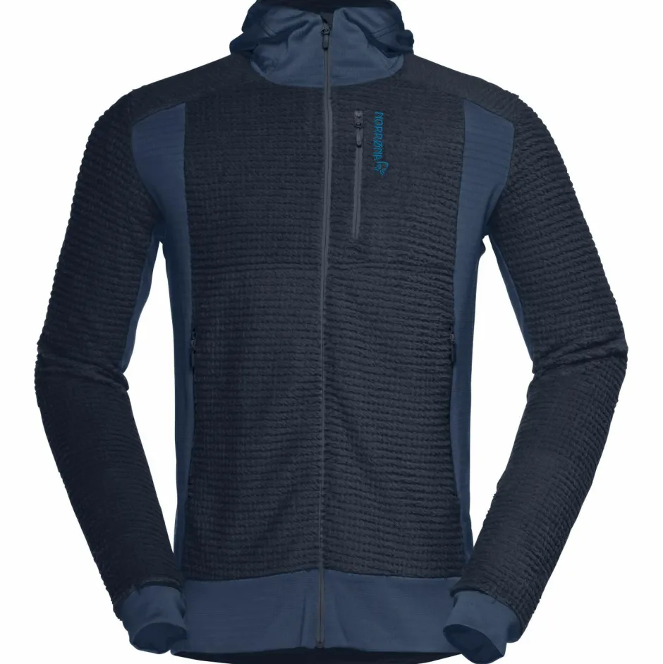 Norru00f8na Trekkingbekleidung|Hochtourenbekleidung-Norrøna - Falketind Alpha120 Zip Hood - Fleecejacke