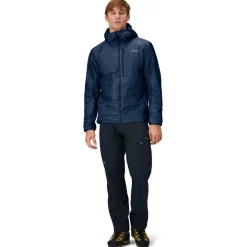 Norru00f8na Trekkingbekleidung|Hochtourenbekleidung-Norrøna - Falketind Thermo40 Hood - Kunstfaserjacke