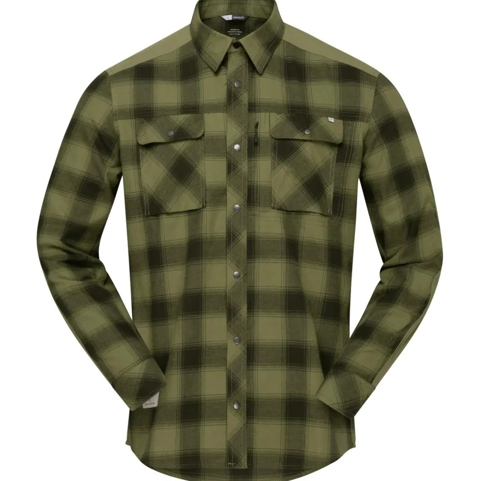 Norru00f8na Trekkingbekleidung|Alltagsbekleidung-Norrøna - Femund Flannel Shirt - Hemd