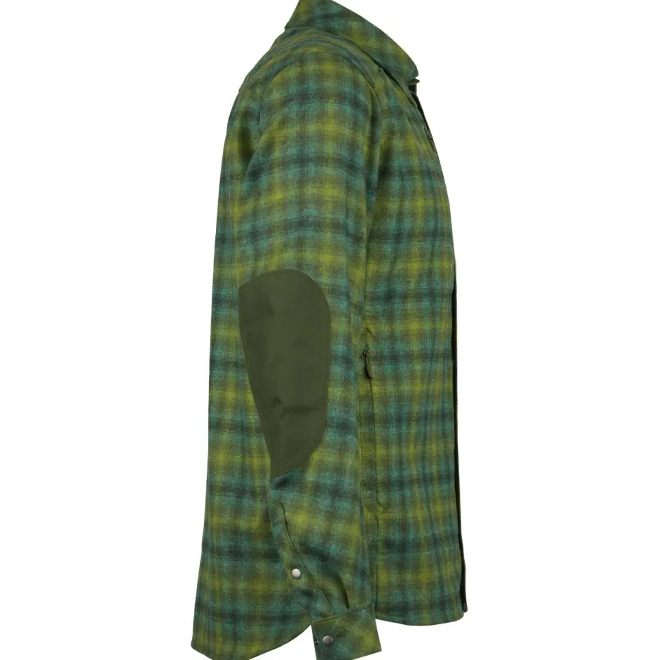 Norru00f8na Trekkingbekleidung|Wanderbekleidung-Norrøna - Finnskogen Wool Shirt - Hemd Forest Green