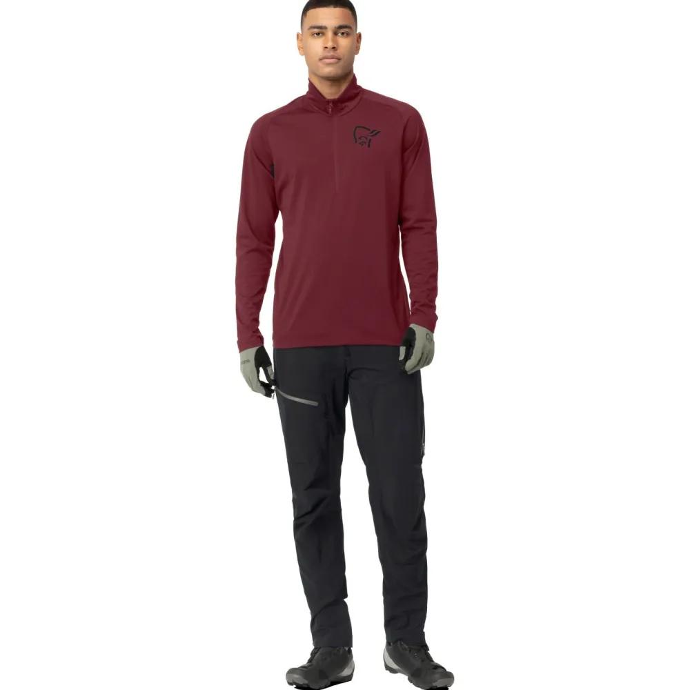 Norrøna - Fjørå Equaier ong eeve Zip Top - Radtrikot < Norru00f8na Outlet