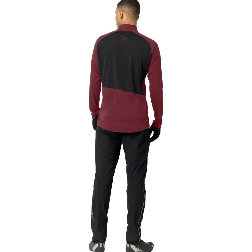 Norrøna - Fjørå Equaier ong eeve Zip Top - Radtrikot < Norru00f8na Outlet