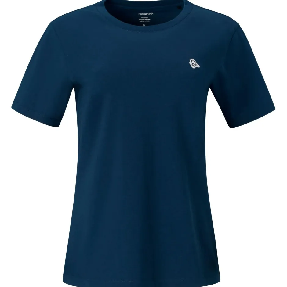 Norru00f8na Trekkingbekleidung|Alltagsbekleidung-Norrøna - Women's /29 Cotton Viking Patch T-Shirt - T-Shirt