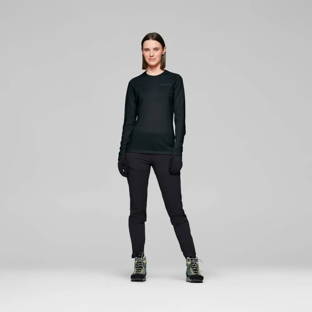 Norru00f8na Norrøna - Women's Falketind EqualiserUll Long Sleeve - Merinoshirt