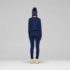 Norru00f8na Merinounterwäsche|Unterwäsche-Norrøna - Women's Femund PureUll Longs - Merinounterwäsche Indigo Night