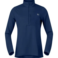 Norru00f8na Trekkingbekleidung|Wanderbekleidung-Norrøna - Women's Femund Warm1 Half-Zip - Fleecepullover