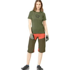 Norru00f8na Fahrradbekleidung|Radtrikots-Norrøna - Women's Fjørå Wool T-Shirt - Radtrikot