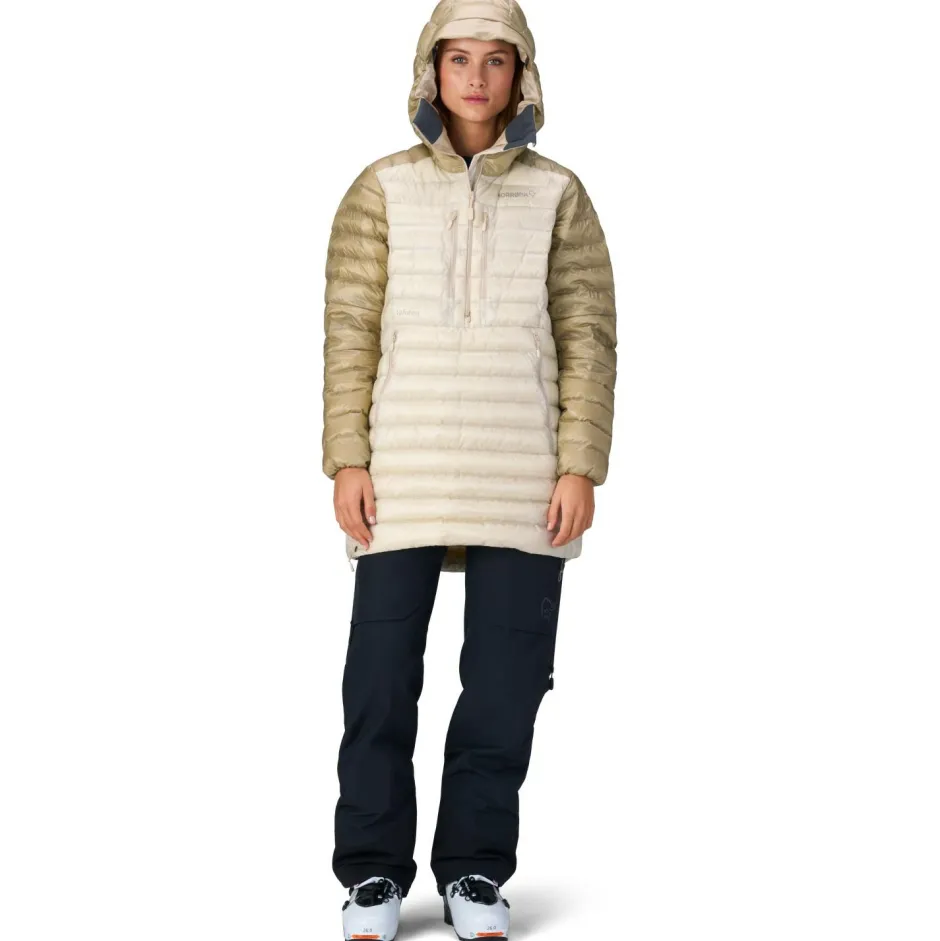 Norru00f8na Skibekleidung|Daunenjacken-Norrøna - Women's Lofoten Down800 Anorak - Skijacke Oatmeal