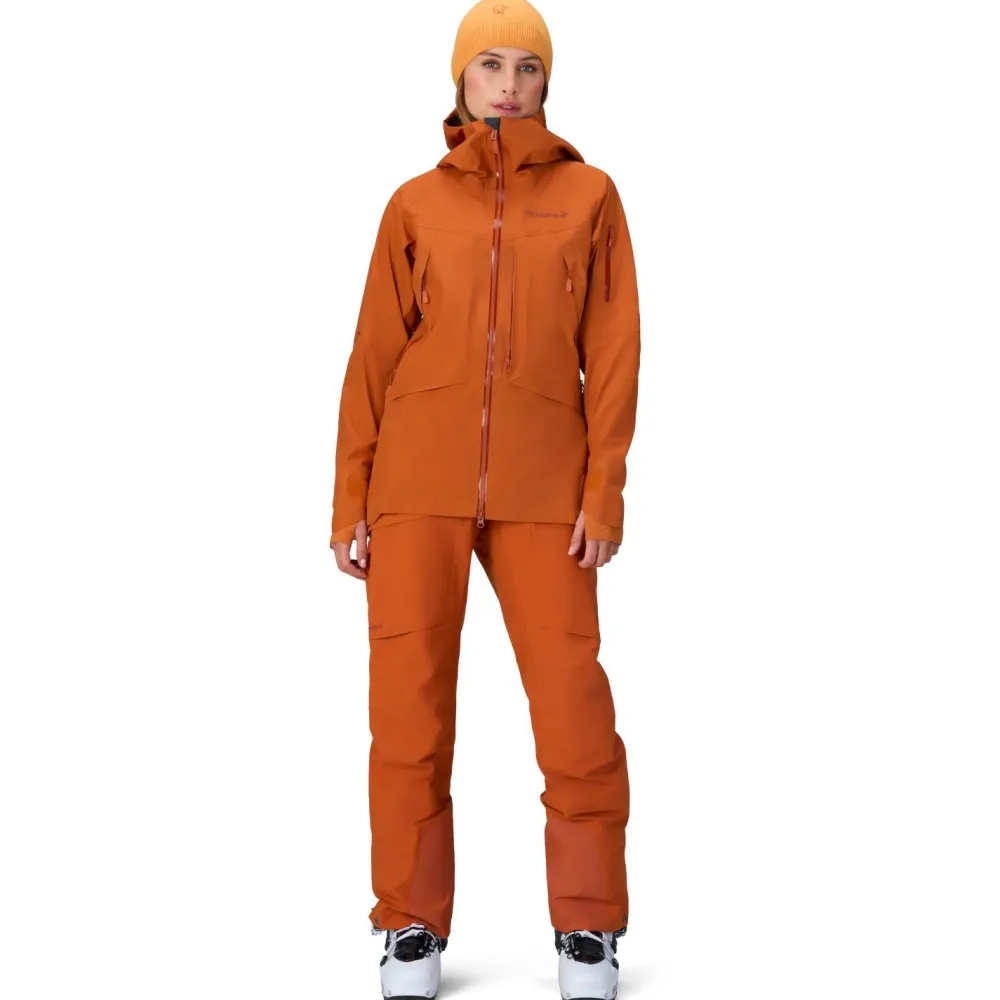 Norru00f8na Norrøna - Women's Møre GORE-TEX Jacket - Skijacke Oatmeal
