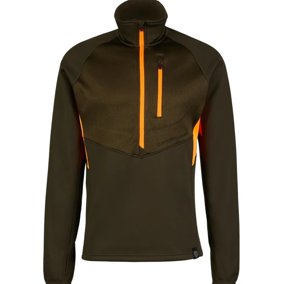 Northern Hunting Trekkingbekleidung|Pullover & Hoodies-- Falki - Fleecepullover Dark Green